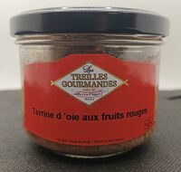 Terrine d'oie fruits rouge 180g Treilles